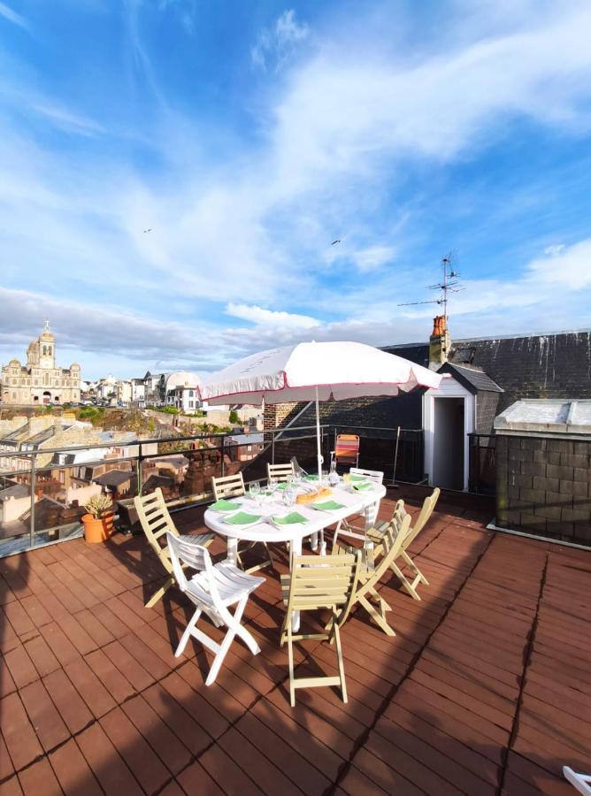 Apartamento Le Balcon Des Vents Granville Exterior foto