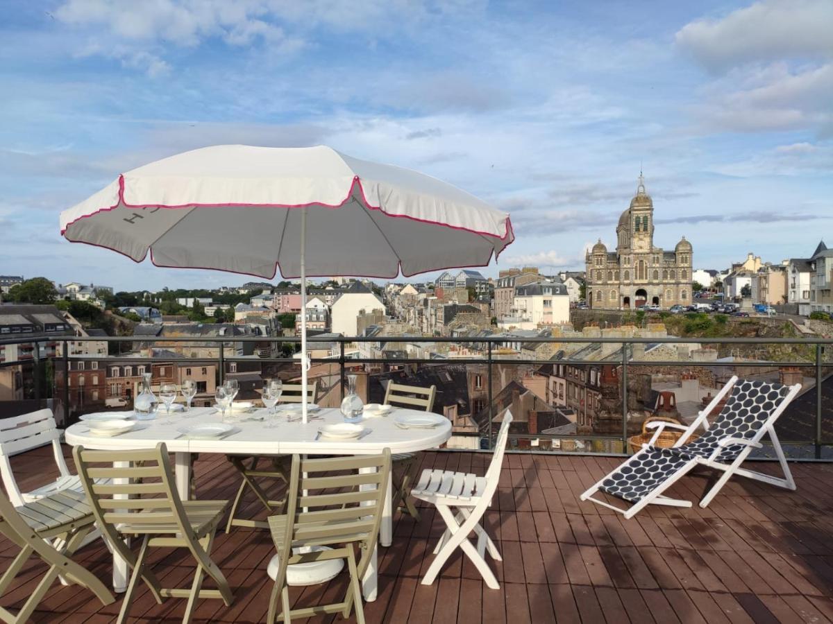 Apartamento Le Balcon Des Vents Granville Exterior foto